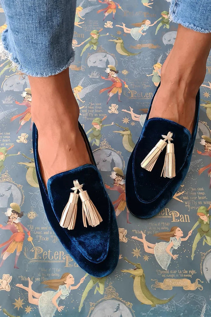 Natalie - Midnight Loafers with Tassels
