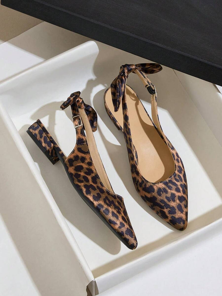 Cleo - Chic Leopard Print Flats