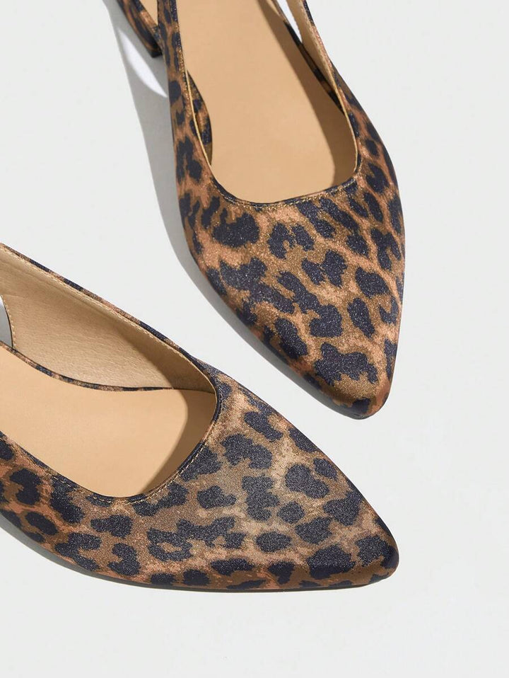 Cleo - Chic Leopard Print Flats