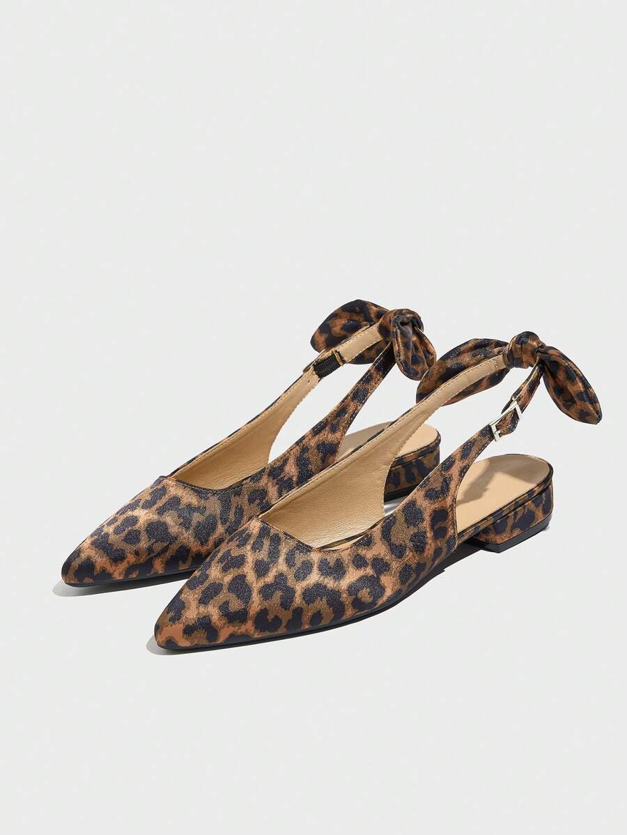 Cleo - Chic Leopard Print Flats