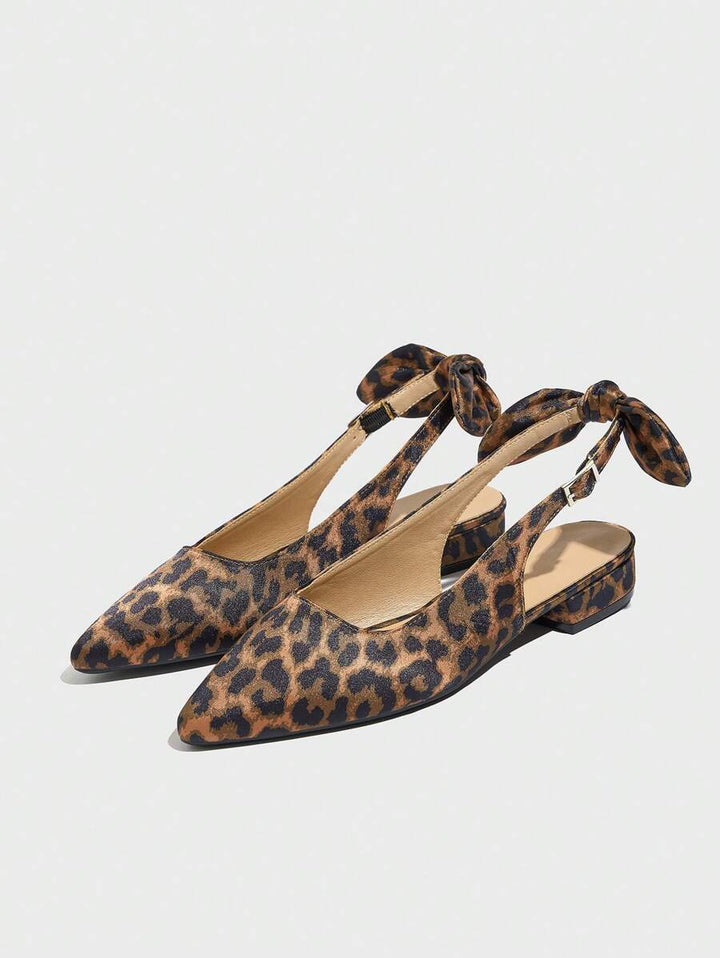 Cleo - Chic Leopard Print Flats