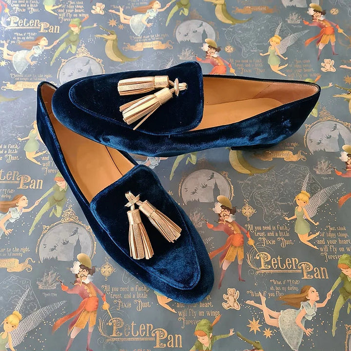 Natalie - Midnight Loafers with Tassels