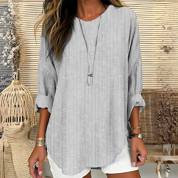 Ailani - Trendy Striped Blouse