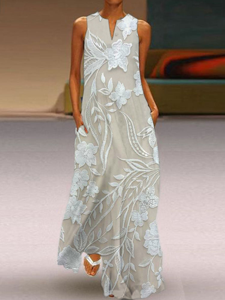 Keira - Luxe Printed Dress