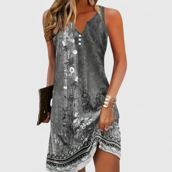 Layla - Ladies Sleeveless Comfortable Mini Dress