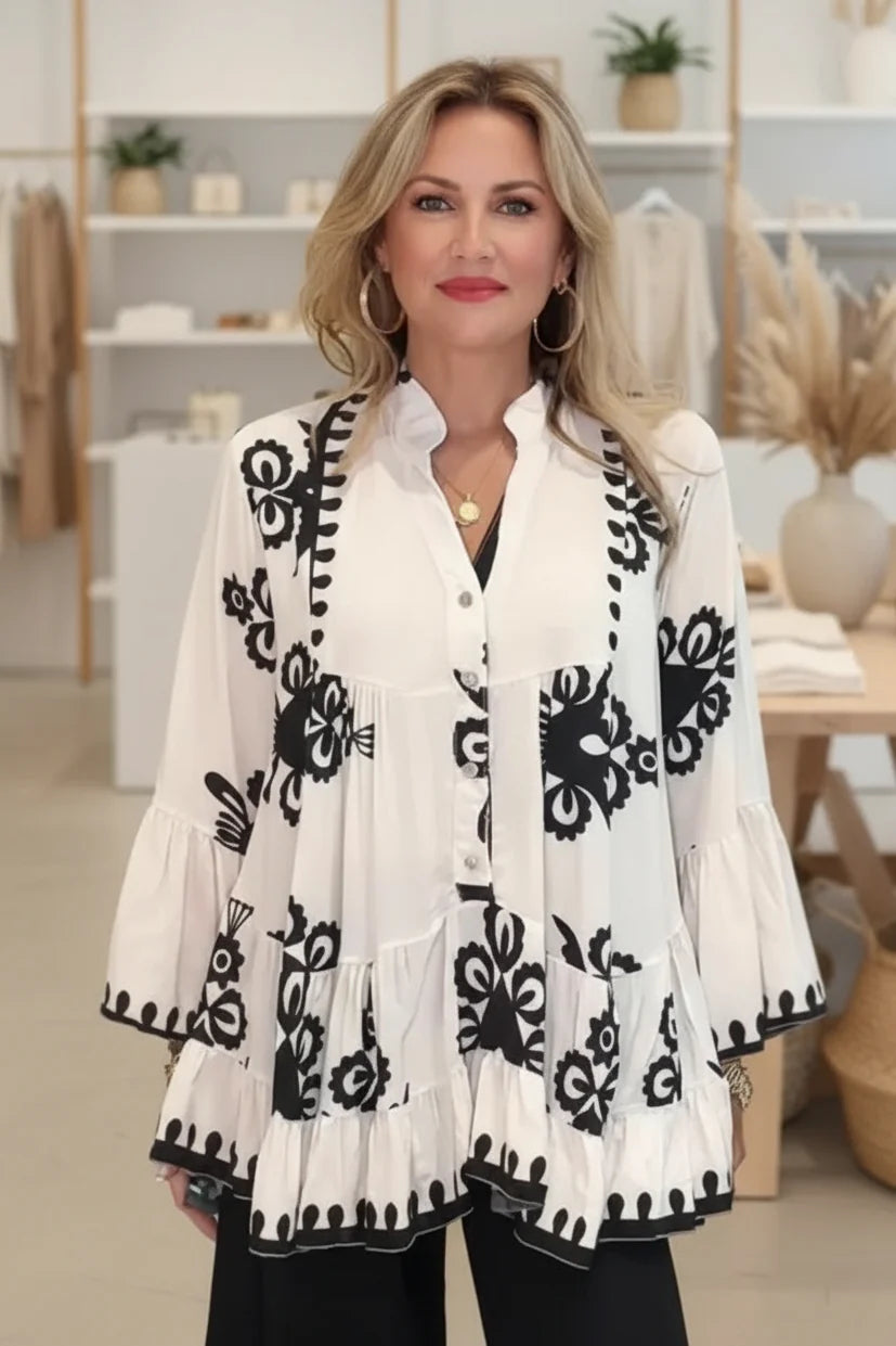 AURORA - COASTAL BOHO TOP