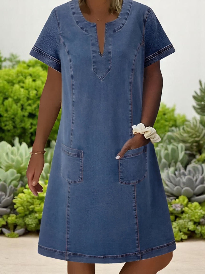 Lara - Soft Denim Dress