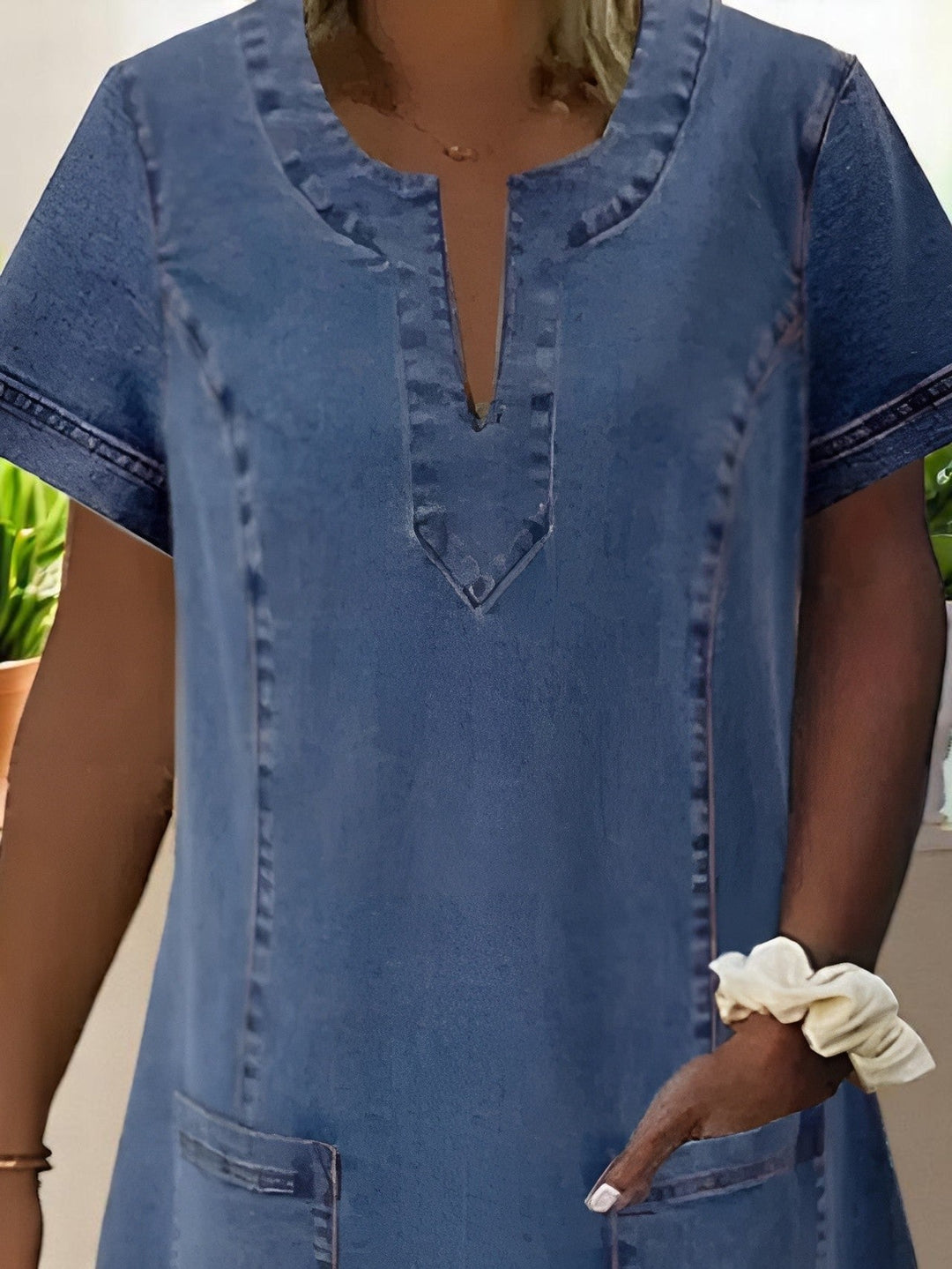 Lara - Soft Denim Dress