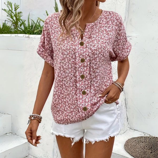 Imogen - Chic Floral Blouse
