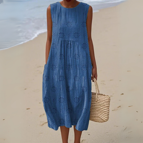 Millie - Patterned Midi Dress